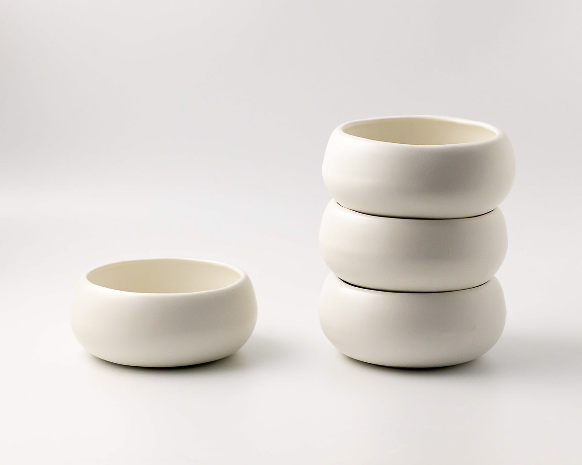 Matte White, Set of 4
